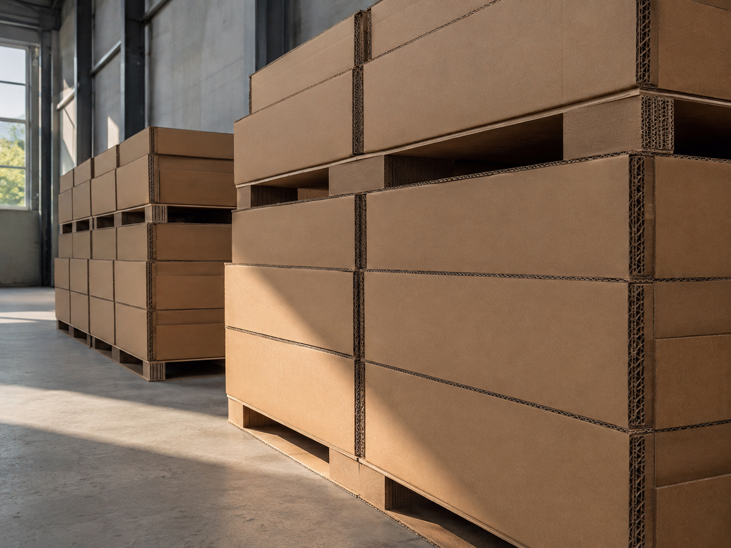 Corrugated packaging boxes