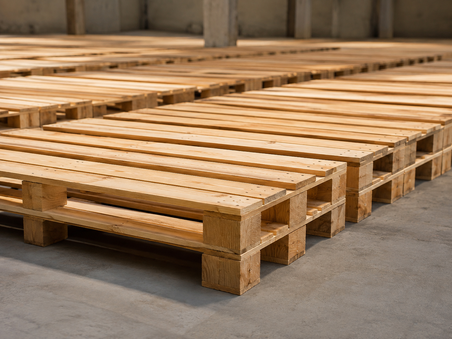 Pinewood pallets